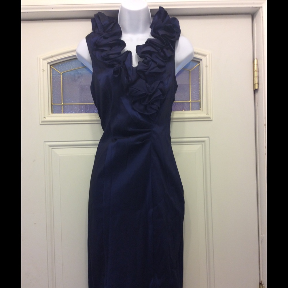 Xscape Navy Blue Dress